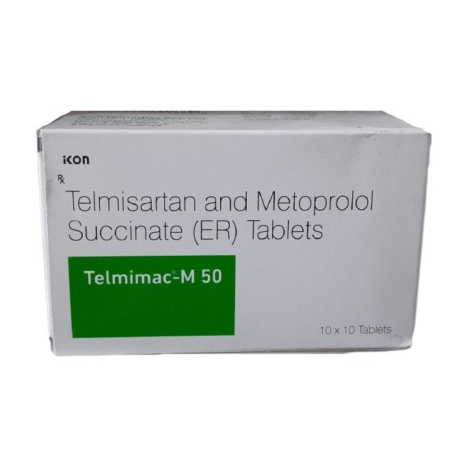 Telmimac M 40mg/50mg Tablet ER