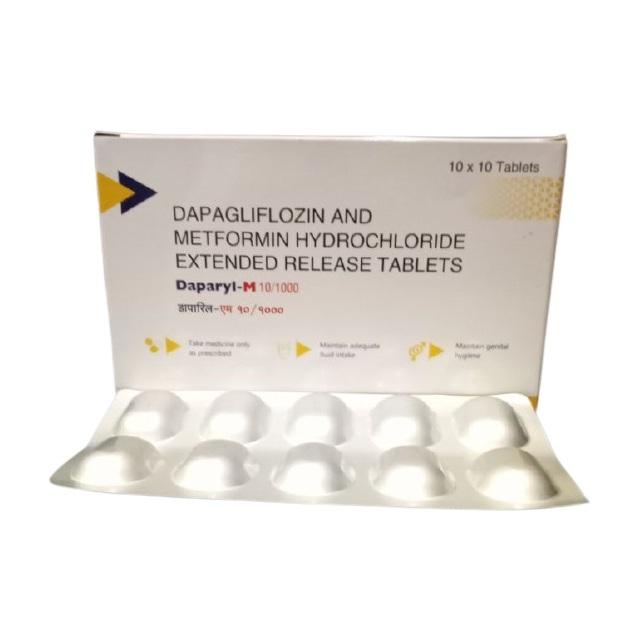 Daparyl M 10mg/1000mg Tablet