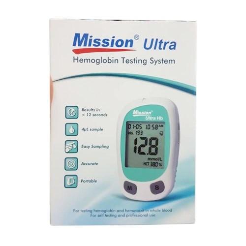 Mission Ultra Hemoglobin Testing System (With 10 Strips)