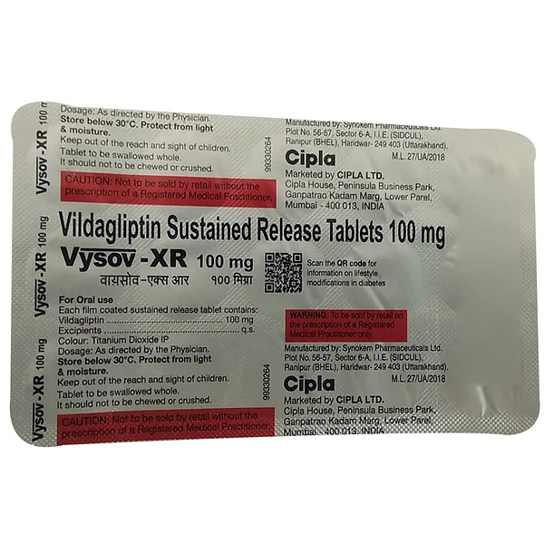 Vysov XR 100 Tablet
