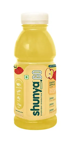 Shunya Go Zappy Apple Flavored Zero Sugar Drink
