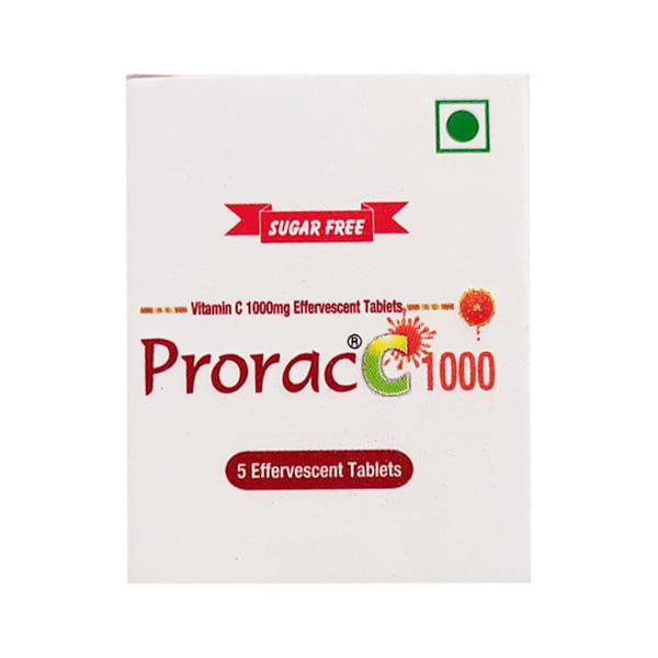 Prorac C-1000 Effervescent Tablet Sugar Free