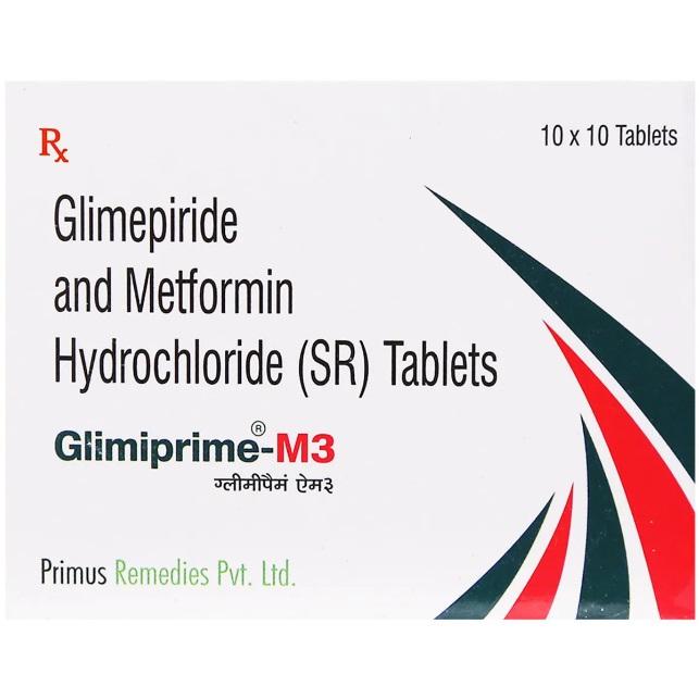 Glimiprime-M 3mg Tablet