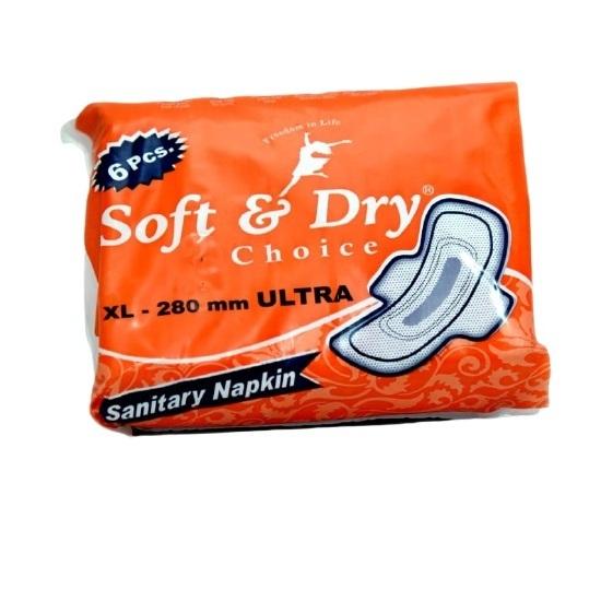 Soft & Dry Choice Ultra Sanitary Napkin XL