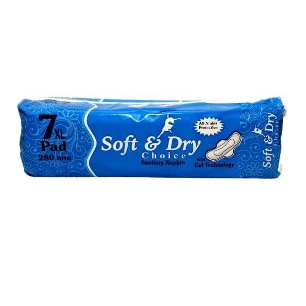 Soft & Dry Choice Sanitary Napkin XL