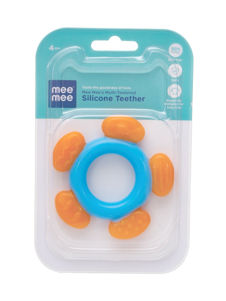 Mee Mee Multi-Textured Silicone Teether 4m+
