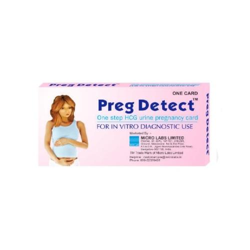 Preg Detect Pregnancy Card