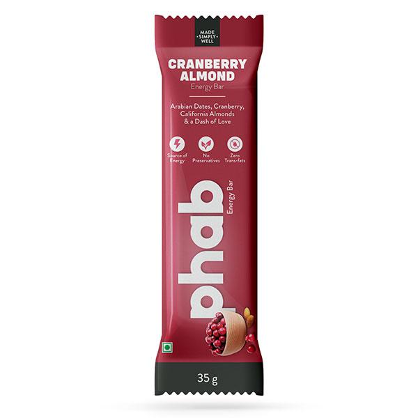 Phab Cranberry Almond Energy Bar