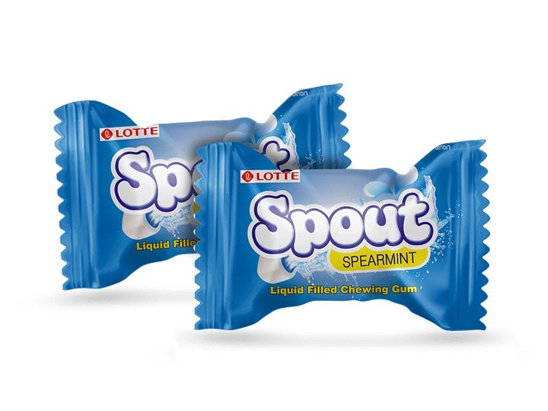 Lotte Spout Spearmint Chewing Gum