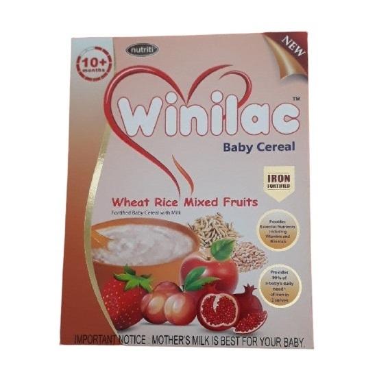 Winilac Wheat Rice Mixed Fruits Baby Cereal Stage 3
