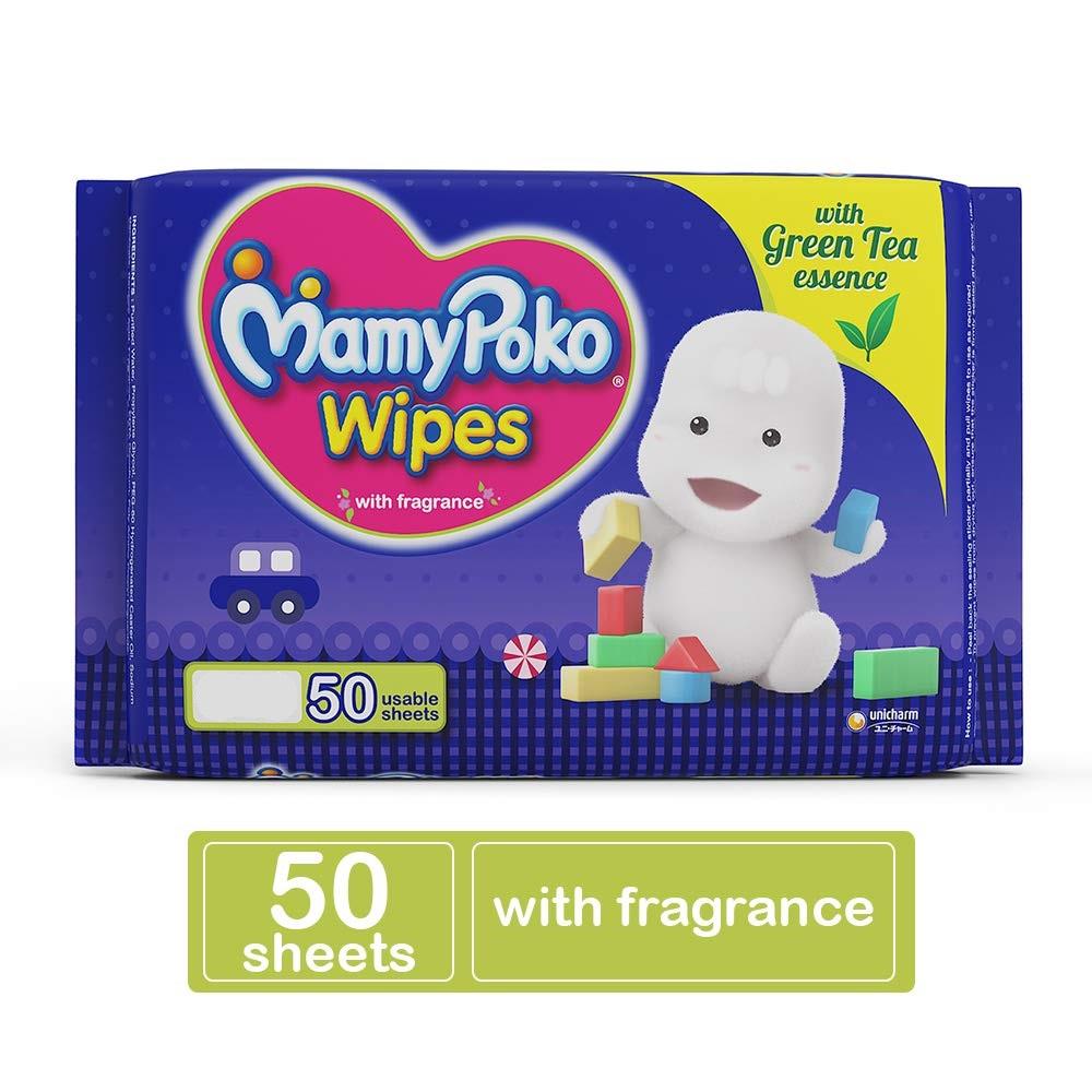 MamyPoko Wipes With Green Tea Essence