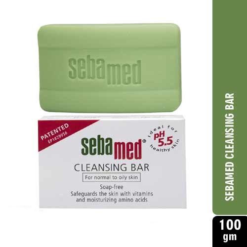 Sebamed Cleansing Bar with Vitamins for Sensitive Skin | Soap Free