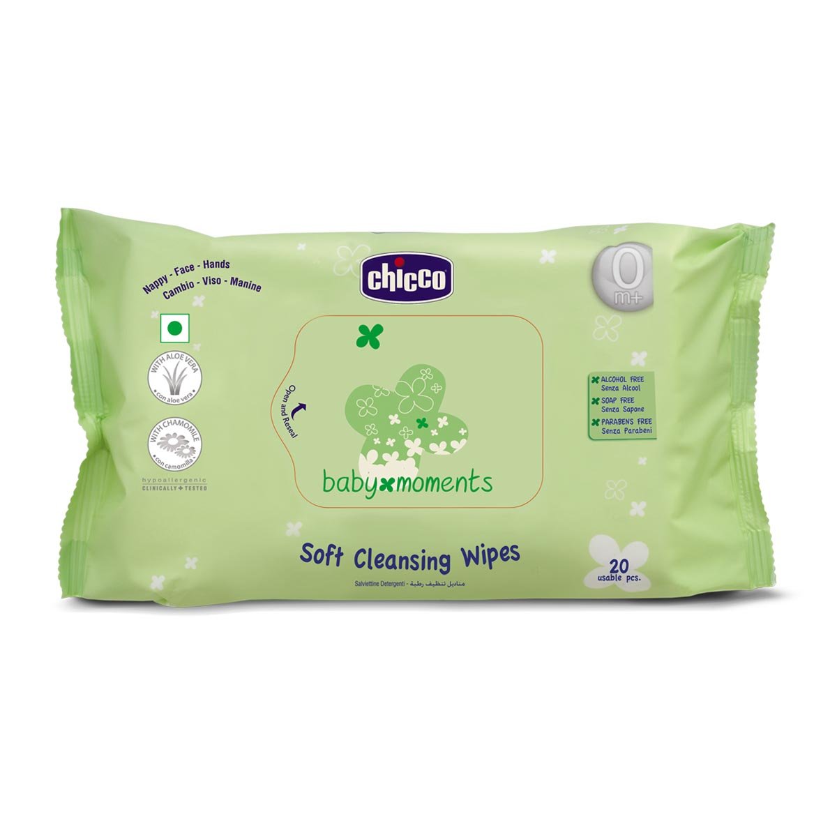 Chicco Baby Moments Soft Cleansing Wipes