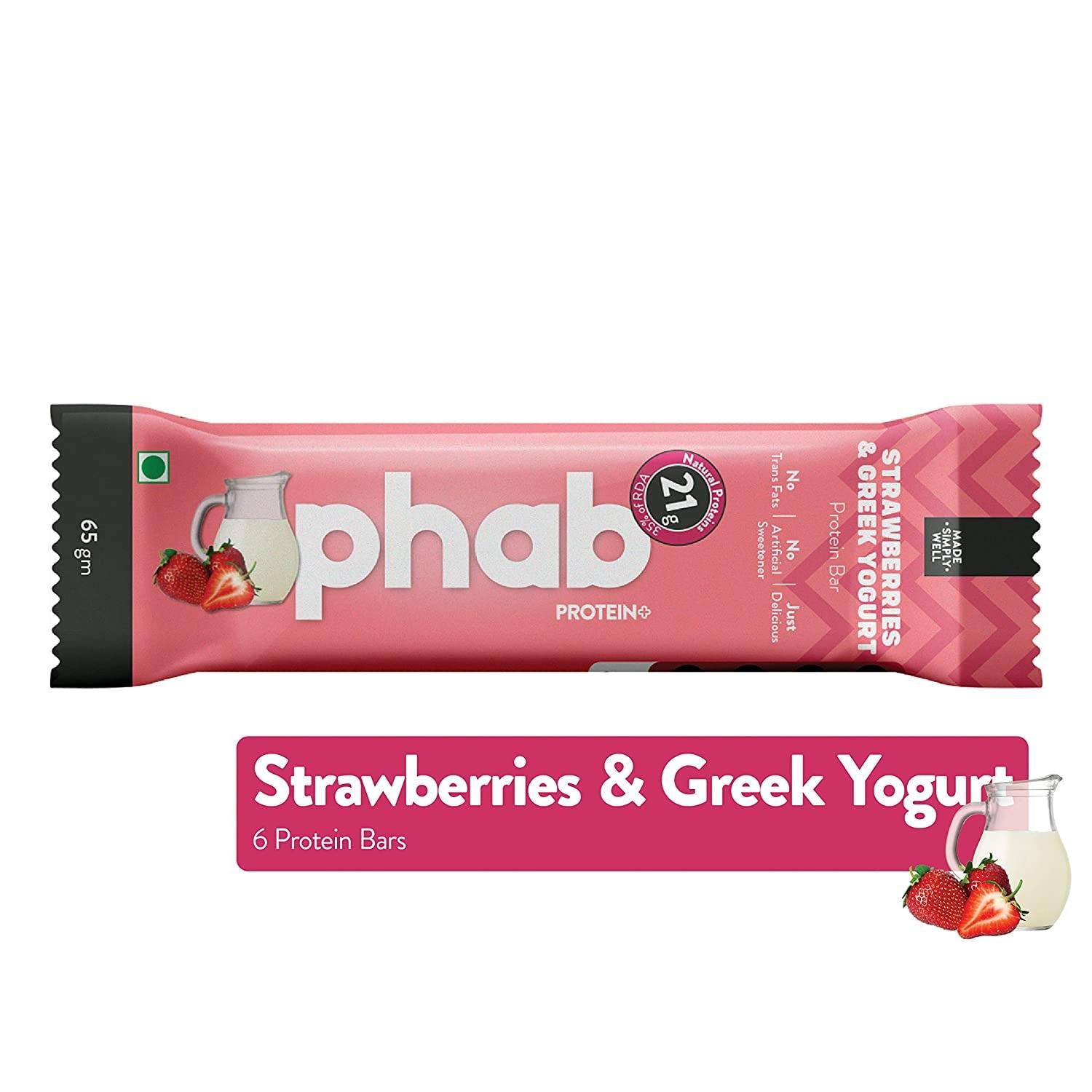 Phab Strawberries & Greek Yogurt Protein Bar