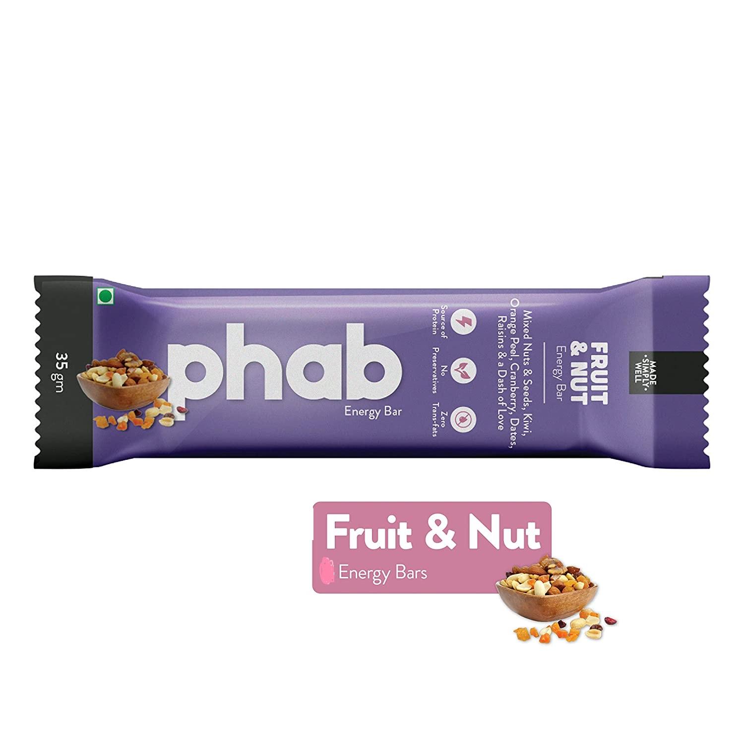 Phab Fruit And Nut Energy Bar