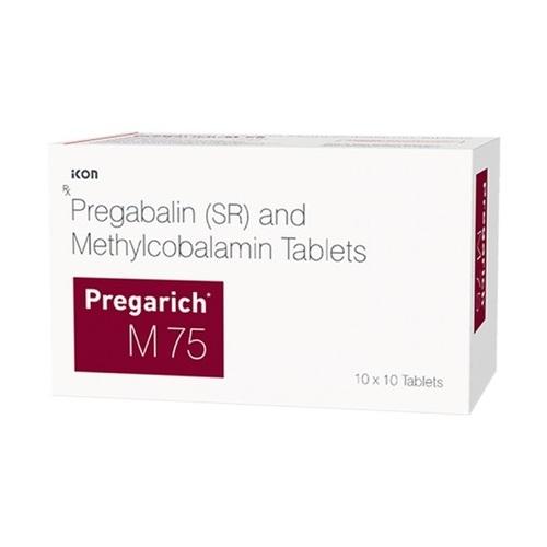 Pregarich M 750mcg/75mg Tablet SR