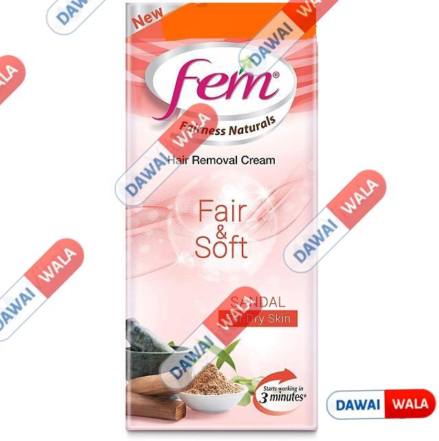 Fem Hair & Soft Sandal Hair Removal Cream