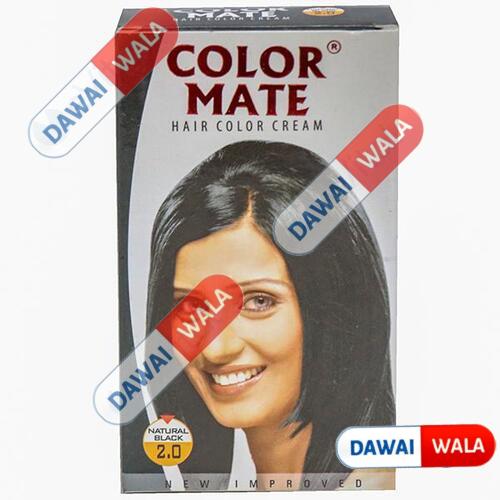Color Mate Hair Color Cream Natural Black 2.0