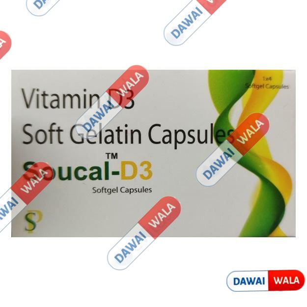 Soucal-D3 Soft Gelatin Capsule