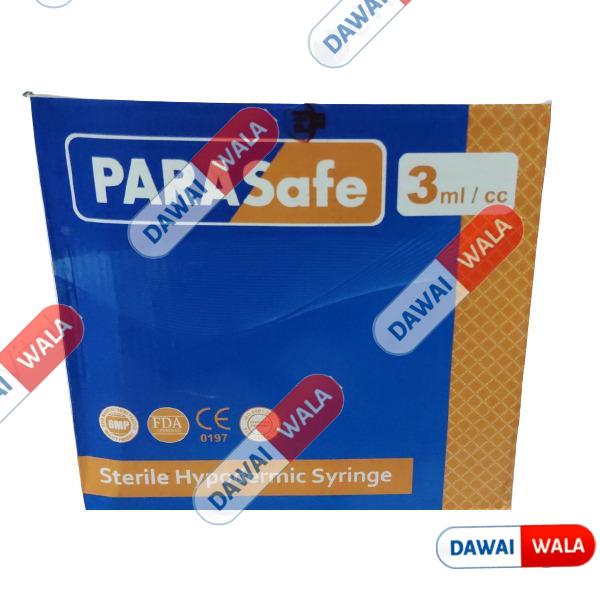 ParaSafe Syringe With Needle (24G X 1)- 3ml