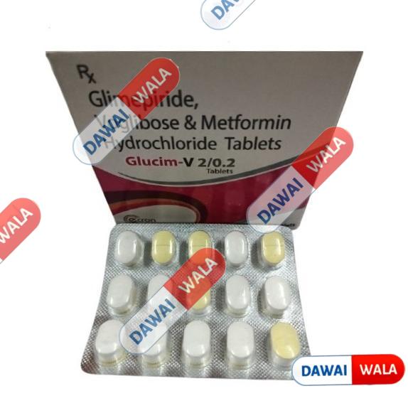 Glucim-V 2/0.2 Tablet