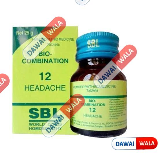 SBL Bio-Combination 12 Headache Tablet