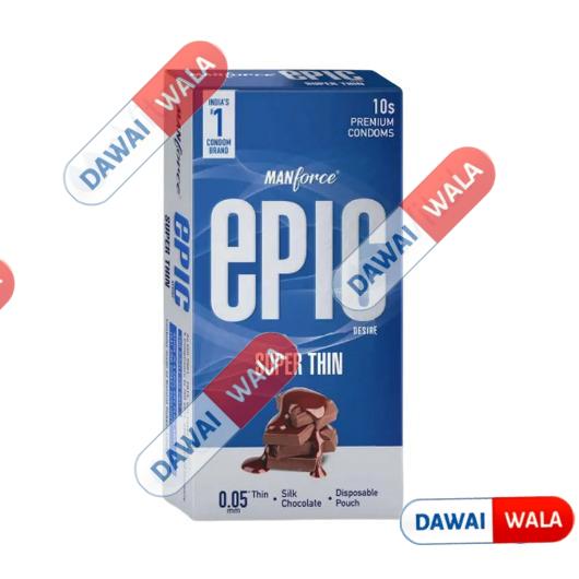 Manforce Epic Desire Super Thin Premium Condom Silk Chocolate