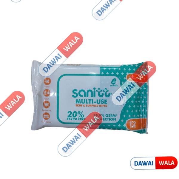 Sanitt Multi-Use Skin & Surface Wipes