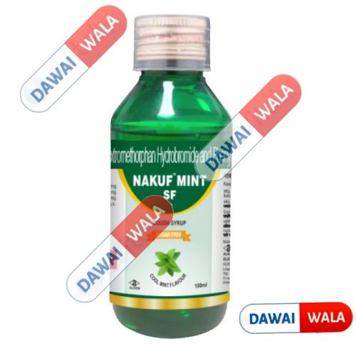 Nakuf Mint Cough Syrup Cool Mint Sugar Free
