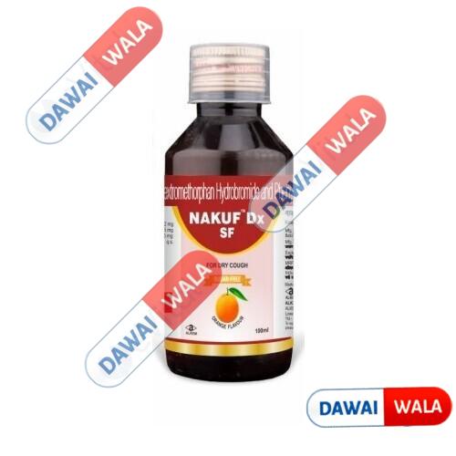 Nakuf DX Dry Cough Orange Sugar Free