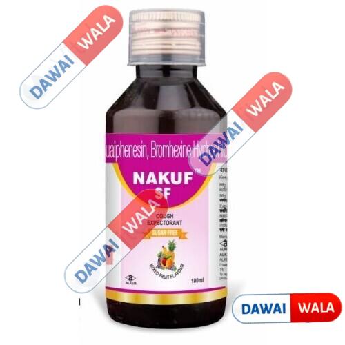 Nakuf Cough Expectorant Mixed Fruit Sugar Free