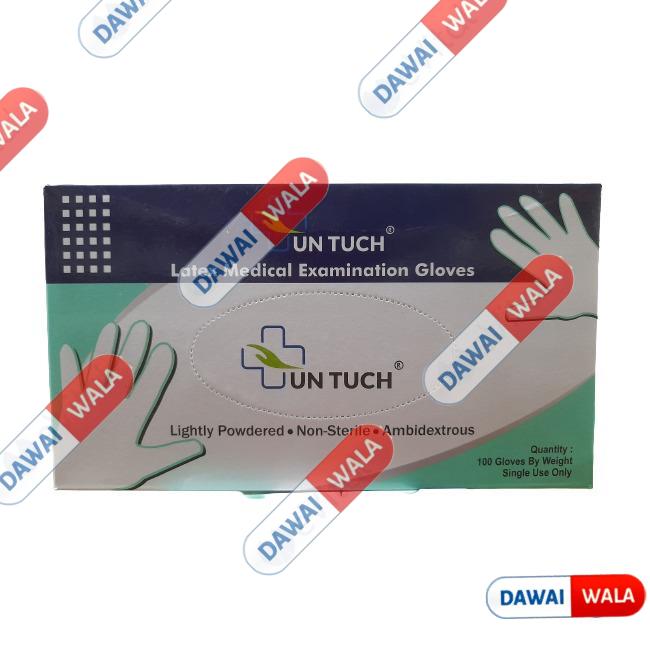 UN Tuch Latex Medical Examination Gloves L