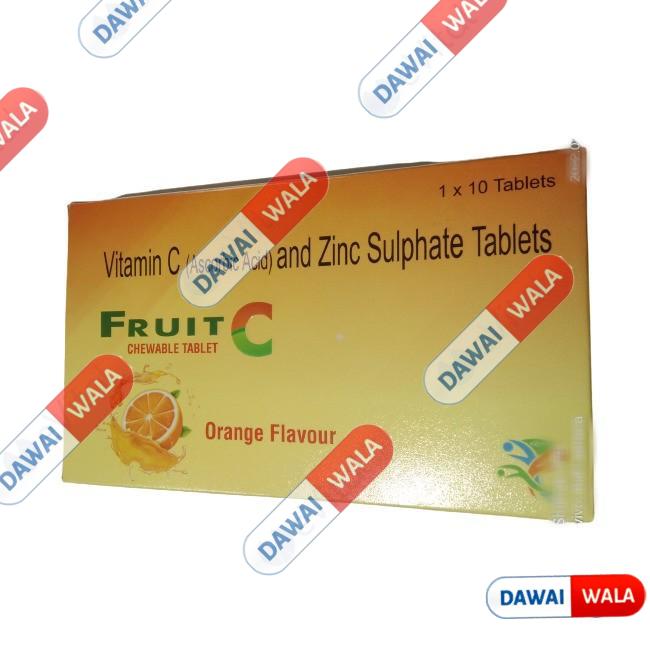 Fruit C Chewable Tablet Orange