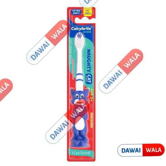 Calcybrite Naughty Cat Toothbrush Soft