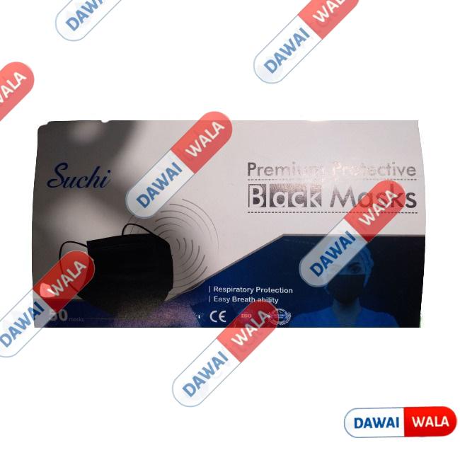 Suchi Premium Protective Black Face Mask