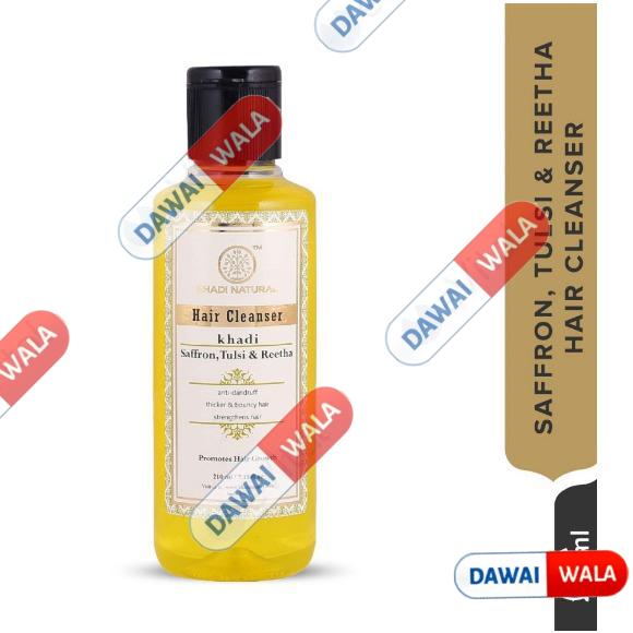 Khadi Natural Saffron,Tulsi & Reetha Hair Cleanser