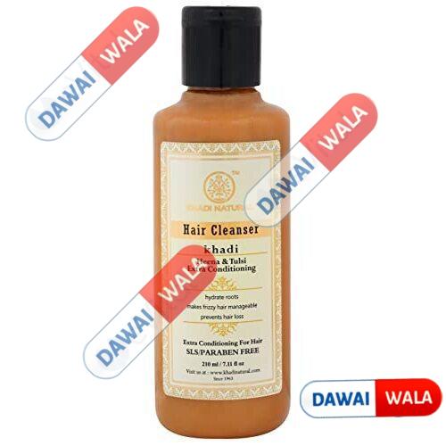 Khadi Natural Heena & Tulsi Extra Conditioning Hair Cleanser