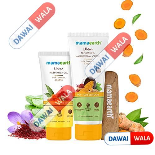 Mamaearth Ubtan Nourishing Hair Removal Kit With Turmeric & Saffron
