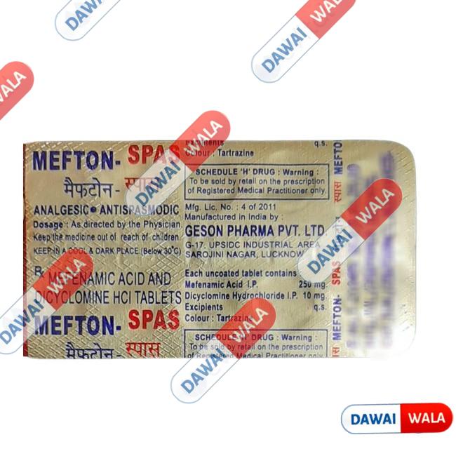 Mefton-Spas Tablet