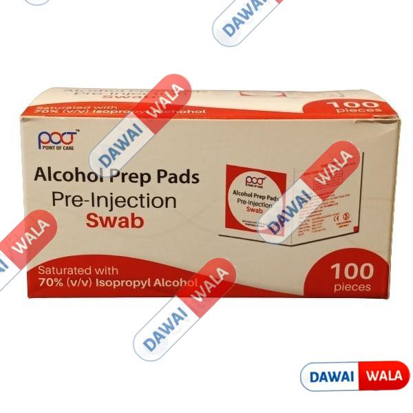 Point Of Care Alcohol Prep Pads Pre-Injection Swab