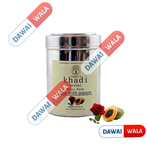 Vagads Khadi Herbal Rose With Papaya Face Pack
