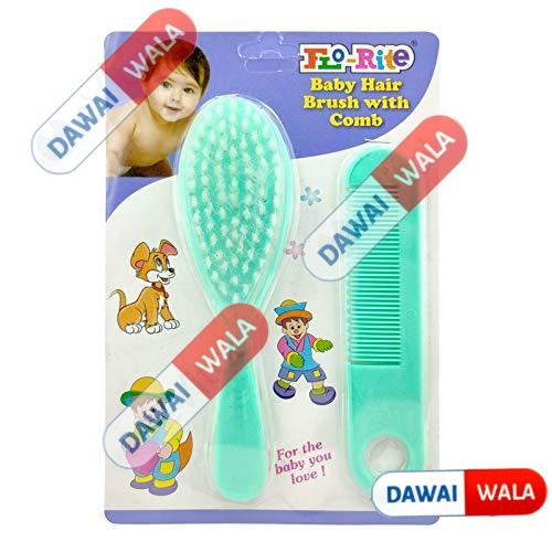 Flo-Rite Baby Hair Brush With Comb