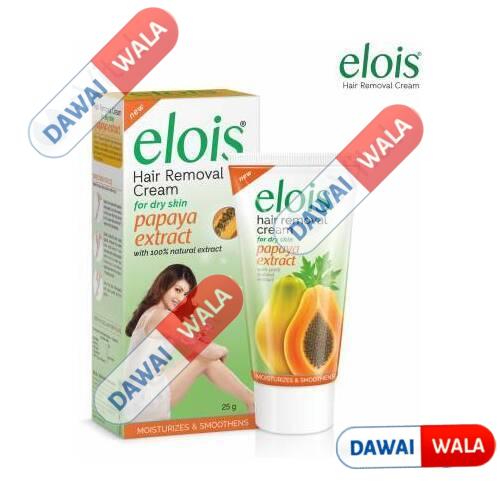 Elois Hair Removal Cream Papaya Extract For Dry Skin