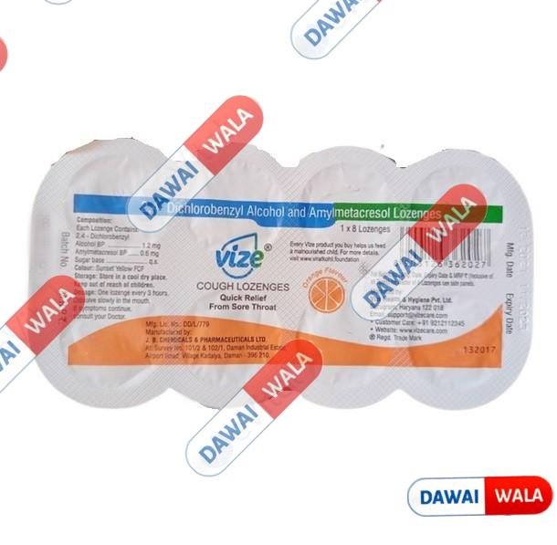 Vize Cough Lozenges Orange
