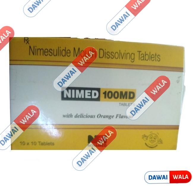 Nimed 100 MD Tablet Orange