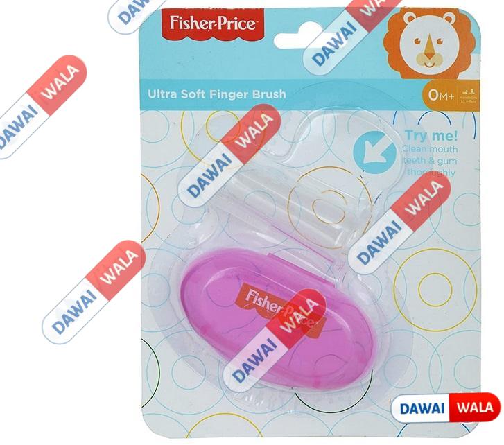 Fisher Price Ultra Soft Finger Pink Brush New Born