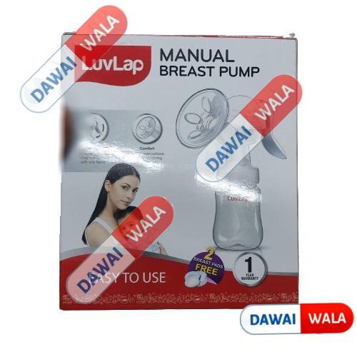 LuvLap Manual Breast Pump (2 Breast Pads Free)