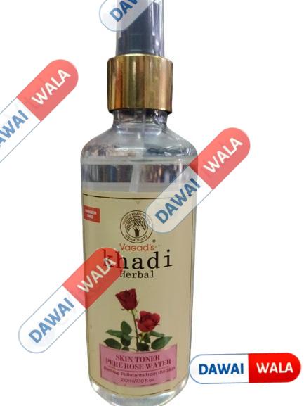 Vagads Khadi Herbal Pure Rose Water