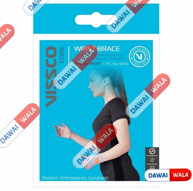 Vissco Core Wrist Brace Grey Universal (0604)