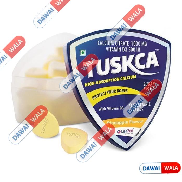 Tuskca Chewable Sugar Free Tablet Pineapple
